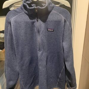 Patagonia Women's Zip-Up Sweater in Blue. Worn twice.